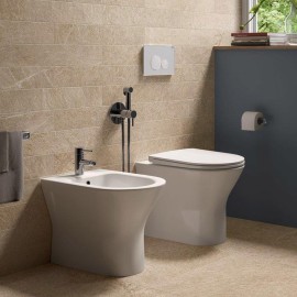 Set vaso wc e bidet filo muro - Serie Resort Rak Ceramics wbresortfm
