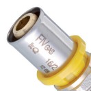 Raccordo diritto intermedio ridotto a pressare per multistato gas Idrobric SACGAS0101IR