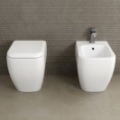 Set vaso wc e bidet filo muro - Serie Metropolitan Rak Ceramics wbmetropolitanter