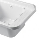 Pilozzo a muro in resina da 50 cm bianco Idroclic IC2060A
