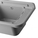 Pilozzo a muro in resina da 50 cm grigio Idroclic IC2060AG