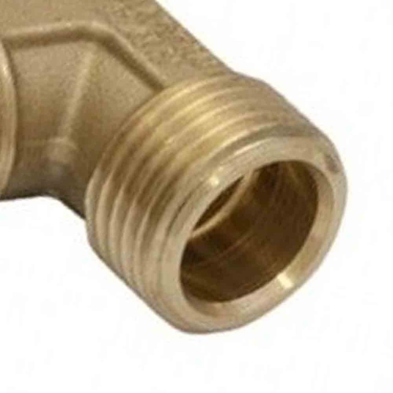 Raccordo curvo maschio a stringere per rame Idrobric CARRAC01XXOT