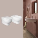 Set sanitari sospesi con lavabo - Serie Tonique Rak Ceramics wbltoniquesosp