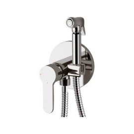 Rubinetto incasso per shut-off con doccetta e supporto, risparmio energetico e idrico - serie winner eco Remer WE65LT6