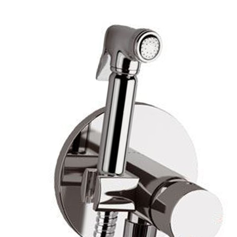 Rubinetto incasso per shut-off con doccetta e supporto, risparmio energetico e idrico - serie winner eco Remer WE65LT6