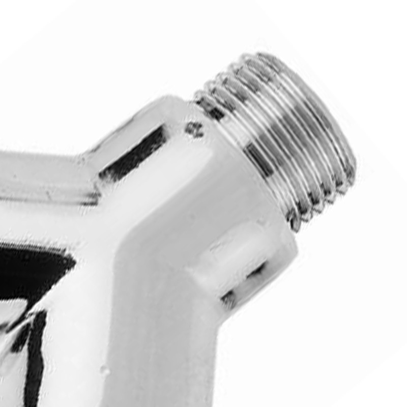 Raccordo ffm a 3 vie cromato lucido da 1/2" Idrobric N0358