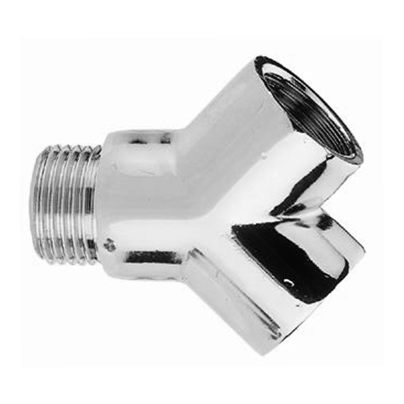 Raccordo ffm a 3 vie cromato lucido da 1/2" Idrobric N0358