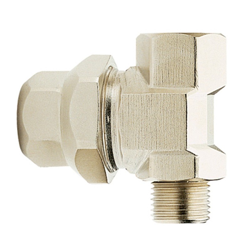 Filtro da 1/2â€ in linea mf in ottone nichelato con rete 400 micron Idrobric R0909 BMF