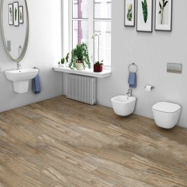 Set sanitari sospesi con lavabo da 60 cm - Serie One Rak Ceramics wblonesosp