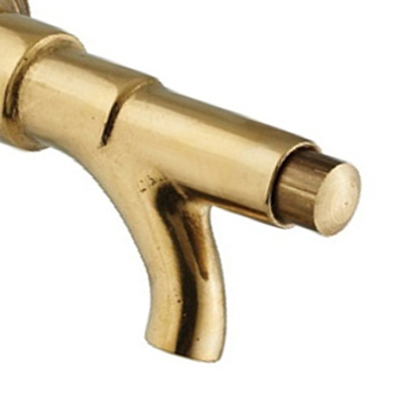 Rubinetto in ottone lucido a pulsante Idrobric K0886 B