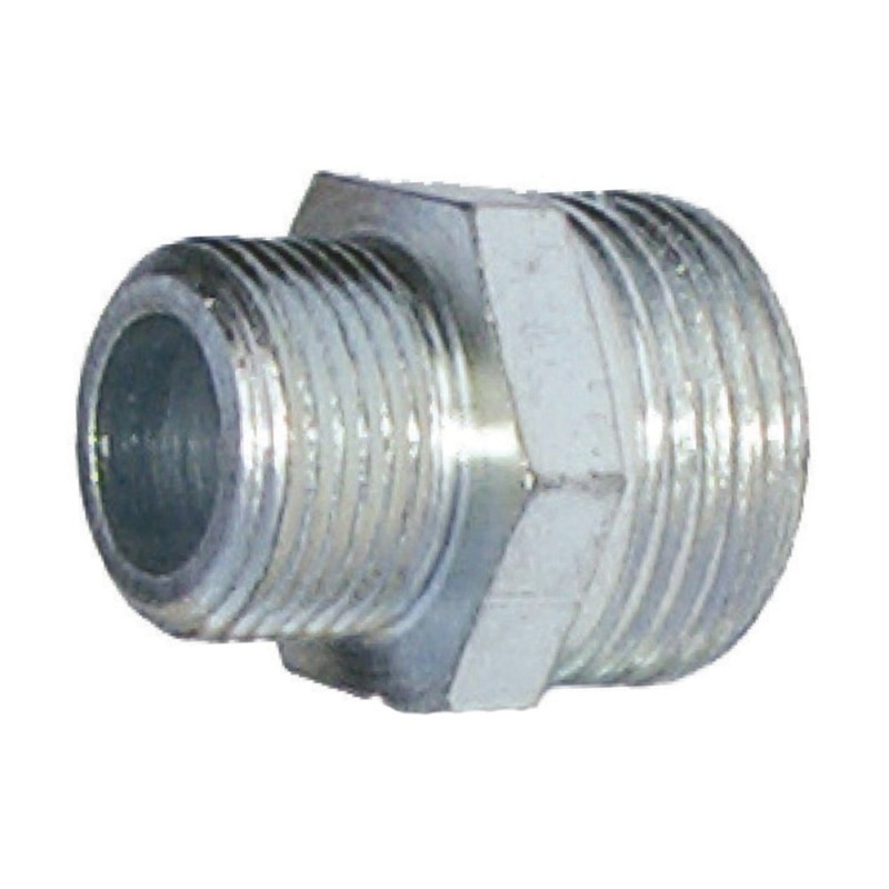 Nipplo doppio ridotto mm acciaio zincato Idrobric N0166XX