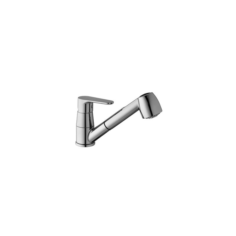Miscelatore lavello con doccia estraibile serie green paffoni Paffoni 274-G761