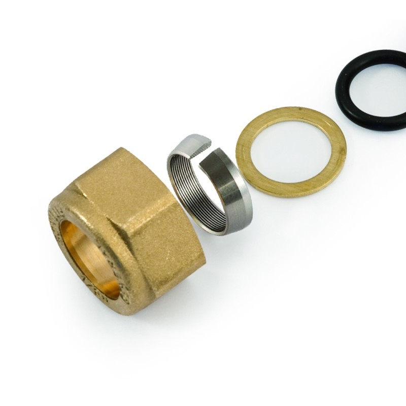 Raccordo in ottone per tubo ferro femmina Idrobric N0974XX