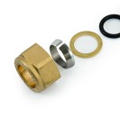Raccordo in ottone per tubo ferro femmina Idrobric N0974XX