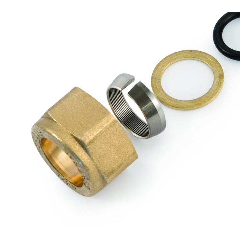 Raccordo in ottone per tubo ferro maschio Idrobric N09742X