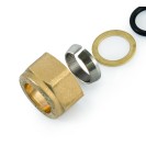 Raccordo in ottone per tubo ferro maschio Idrobric N09742X