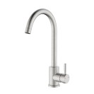 Rubinetto lavello bocca alta in acciaio spazzolato con risparmio acqua – Serie Bronx Idrobric SCARUB1132AC