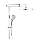 Colonna doccia cromata con braccio e asta estensibili - Serie Samoa Idrobric SCACOL0172CR