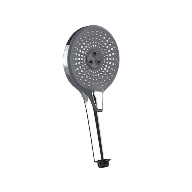 Doccino nero e cromato a 3 getti - Serie Vortex Idrobric SAPDOC0248CR