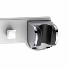 Supporto doccia inclinabile con ganci fissi Idrobric BLISUP0011BI Supporto doccia inclinabile con ganci fissi Idrobric BLISUP0011BI