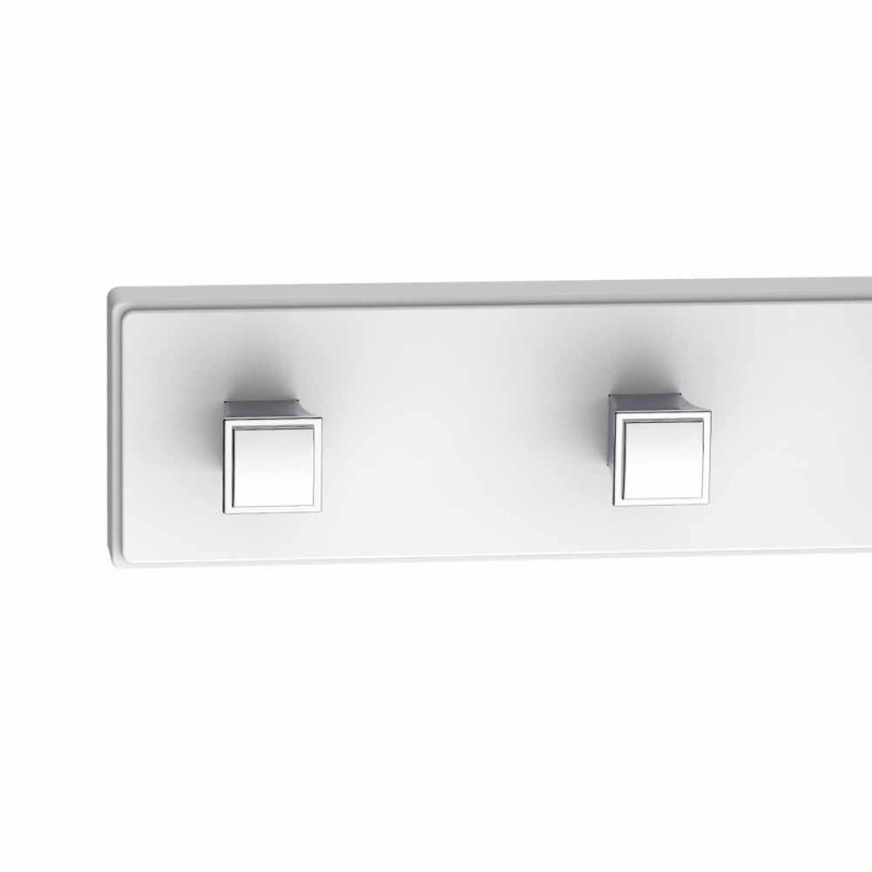 Supporto doccia inclinabile con ganci fissi Idrobric BLISUP0011BI Supporto doccia inclinabile con ganci fissi Idrobric BLISUP0011BI