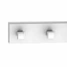 Supporto doccia inclinabile con ganci fissi Idrobric BLISUP0011BI Supporto doccia inclinabile con ganci fissi Idrobric BLISUP0011BI
