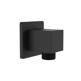 Presa d'acqua quadra in ottone finitura nera Idrobric BLIDOC0250NE