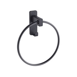 Porta salviette ad anello nero opaco - Serie Blend Idrobric A212160NE