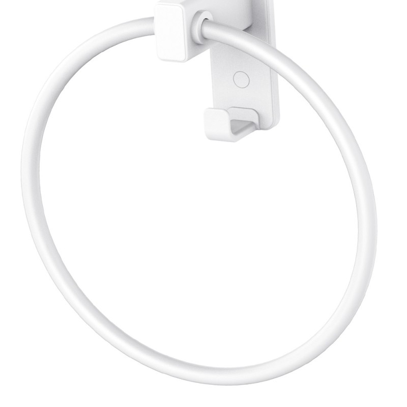 Porta salviette ad anello bianco - Serie Blend Idrobric A212160WW