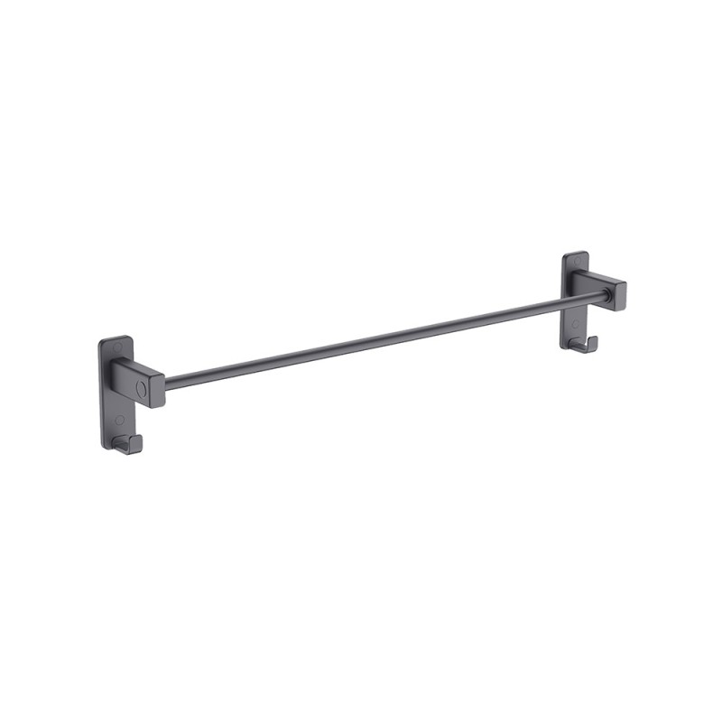 Porta salviette 60 cm accorciabile nero opaco - Serie Blend Idrobric A21290CNE Porta salviette 60 cm accorciabile nero opaco - Serie Blend Idrobric A21290CNE
