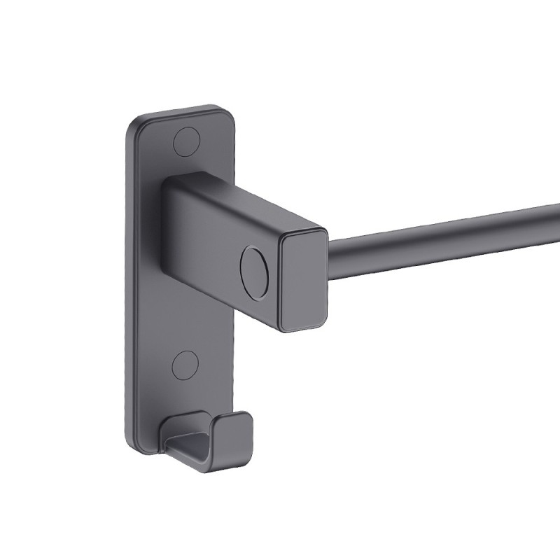 Porta salviette 60 cm accorciabile nero opaco - Serie Blend Idrobric A21290CNE