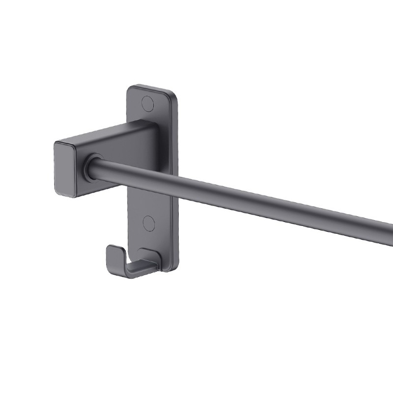 Porta salviette 60 cm accorciabile nero opaco - Serie Blend Idrobric A21290CNE