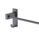 Porta salviette 60 cm accorciabile nero opaco - Serie Blend Idrobric A21290CNE