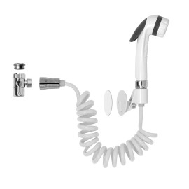 Doccetta bianca per lavabo o bidet con deviatore e aeratore - serie Sally Idrobric BLIDUP0069BI