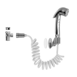 Doccetta cromata per lavabo o bidet con deviatore e aeratore - serie Sally Idrobric BLIDUP0070CR