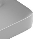 Lavabo d'appoggio grigio opaco in ceramica da 60x47 cm - Serie Nordic Idrobric SCACER0860GR