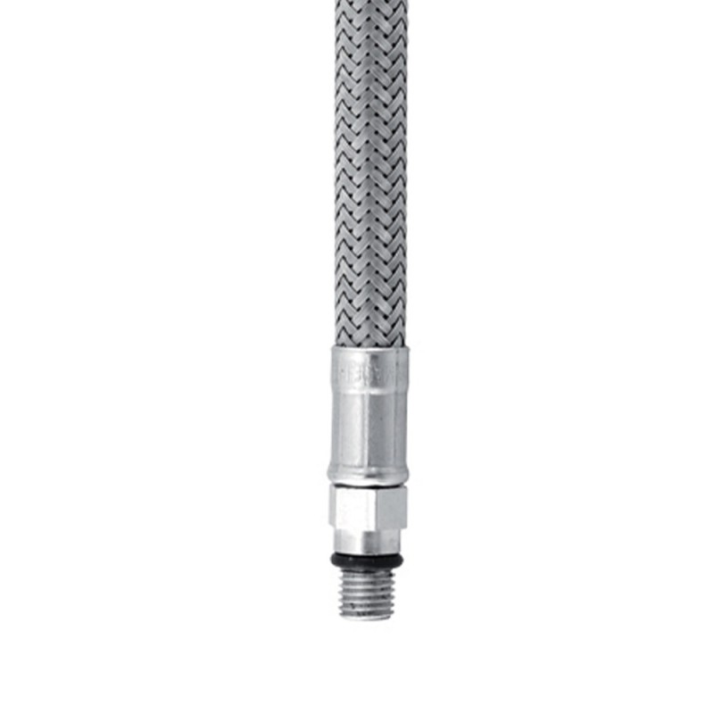 Flessibile in acciaio inox AISI 304 DN6 M8x1 - 3/8”F Idrobric H0207 G40
