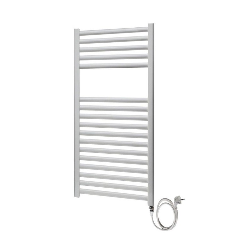 Scaldasalviette elettrico 500x1200 mm bianco con resistenza standard Idrobric SCARAD0018EL