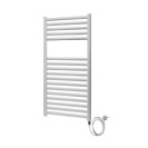 Scaldasalviette elettrico 500x1200 mm bianco con resistenza standard Idrobric SCARAD0018EL