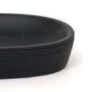 Portasapone nero in poliresina - Serie Elegant Aquasanit QH1110NE