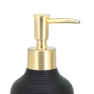 Dispenser nero e oro in poliresina - Serie Elegant Aquasanit QH1120NE