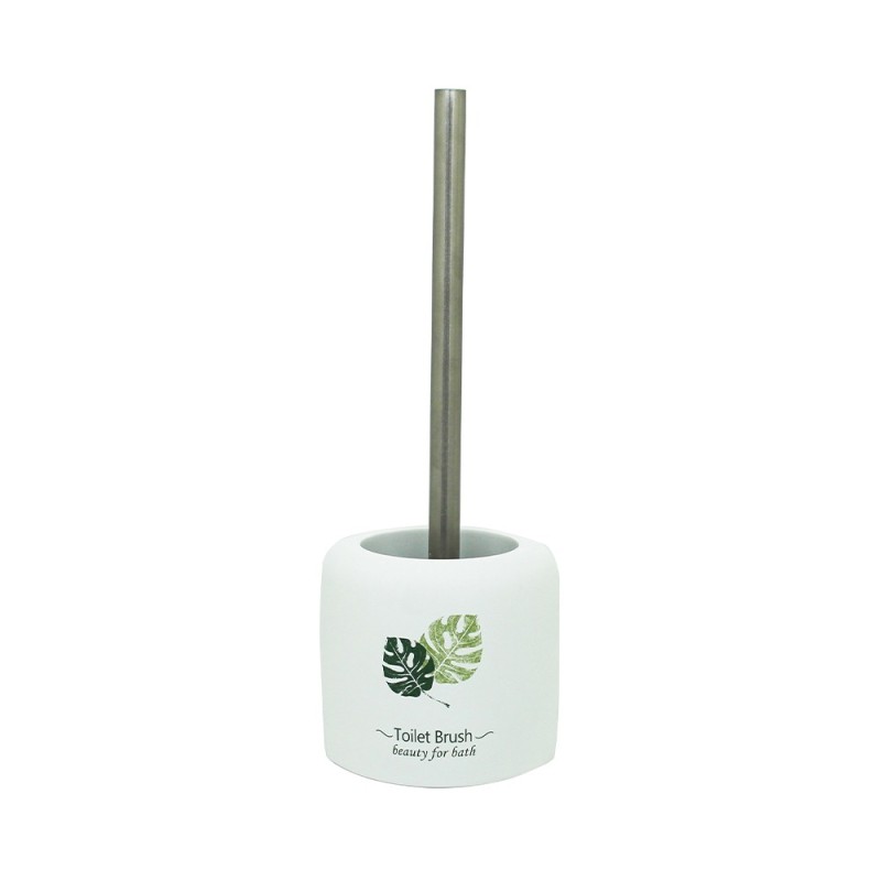 Porta scopino d'appoggio in poliresina - Serie Leaf Aquasanit QH8140WW