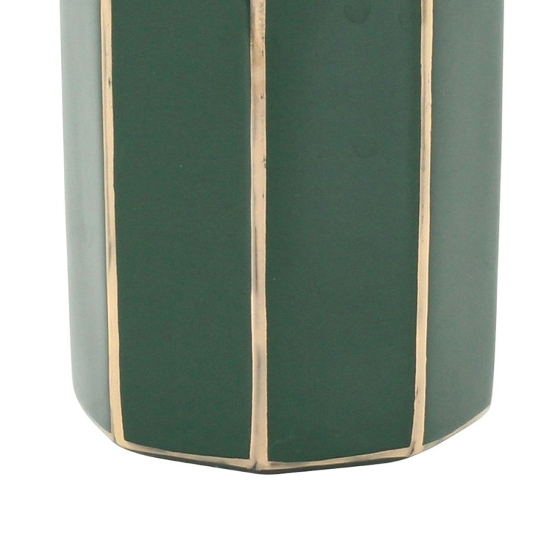 Porta spazzolini verde e oro in ceramica - Serie Smeraldo Aquasanit QH2100NO