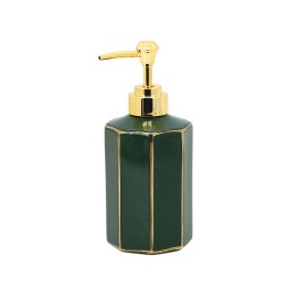 Dispenser verde e oro in ceramica - Serie Smeraldo Aquasanit QH2120NO
