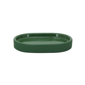 Portasapone verde scuro in ceramica - Serie Green Aquasanit QH9110VS