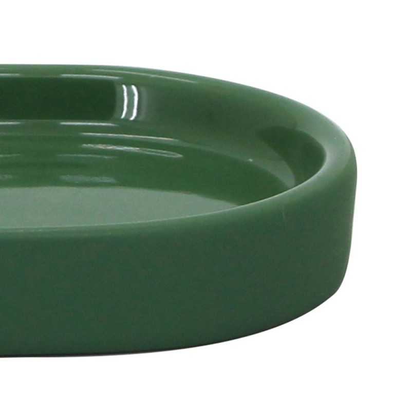 Portasapone verde scuro in ceramica - Serie Green Aquasanit QH9110VS