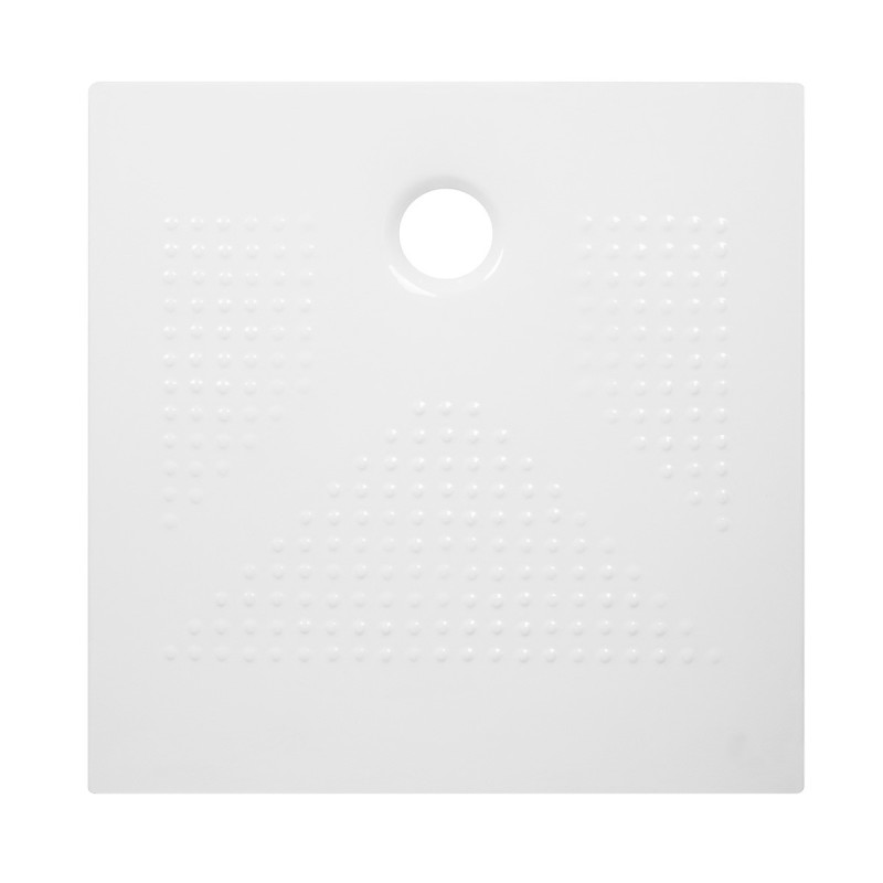 Piatto doccia 80x80 cm h3 quadrato in ceramica dianhydro DH 179-D3100-80