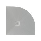 Piatto doccia grigio 80x80 cm linea emotion serie serenity angolare DH 179-MSA-G080