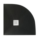 Piatto doccia emotion serie serenity angolare nero 80x80 DH 179-MSA-N080