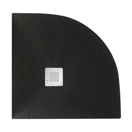 Piatto doccia 90x90 nero serie serenity emotion angolare DH 179-MSA-N090